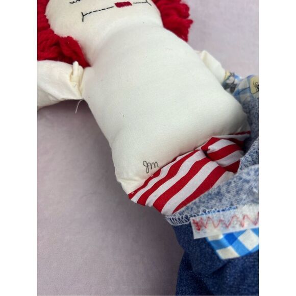 Vintage Handmade Raggedy Ann Andy Doll Mickey Mouse Clothes - Picture 6 of 6